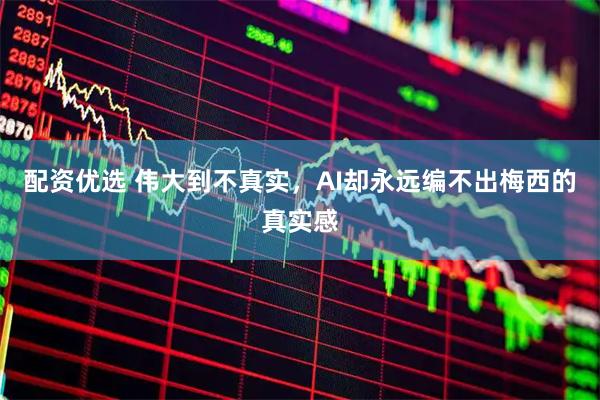 配资优选 伟大到不真实，AI却永远编不出梅西的真实感
